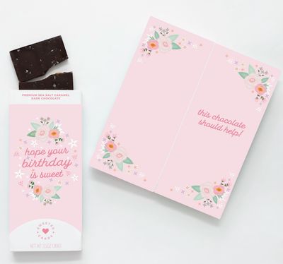 Greeting Card Chocolate Bar Happy Birthday Greeting Card Chocolate Bar Happy Birthday