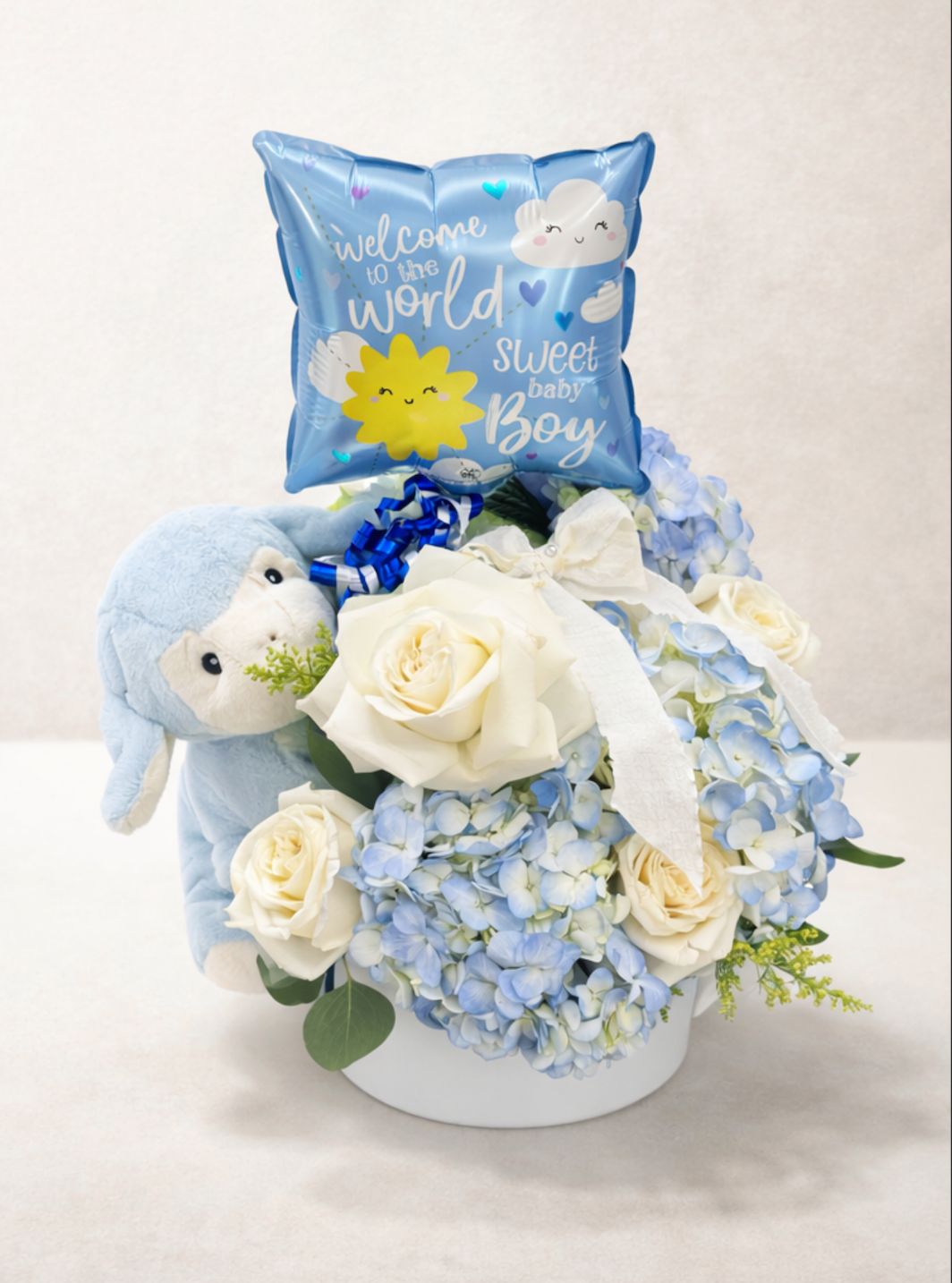 Sweet Baby Boy Floral Arrangement Sweet Baby Boy Floral Arrangement
