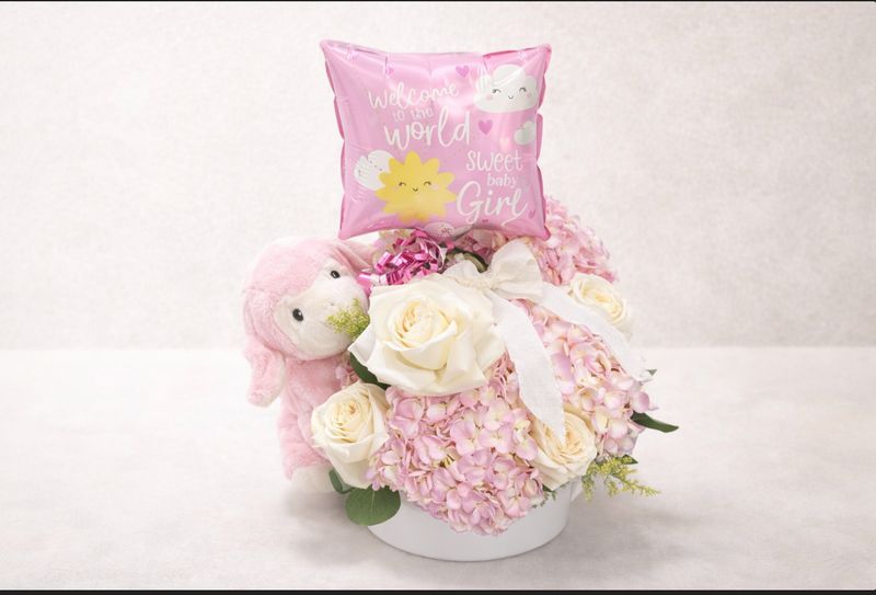 Sweet Baby Girl Floral Arrangement