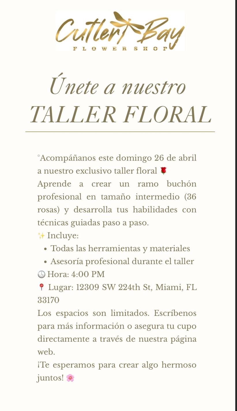 Floral Workshop RAMO BUCHON