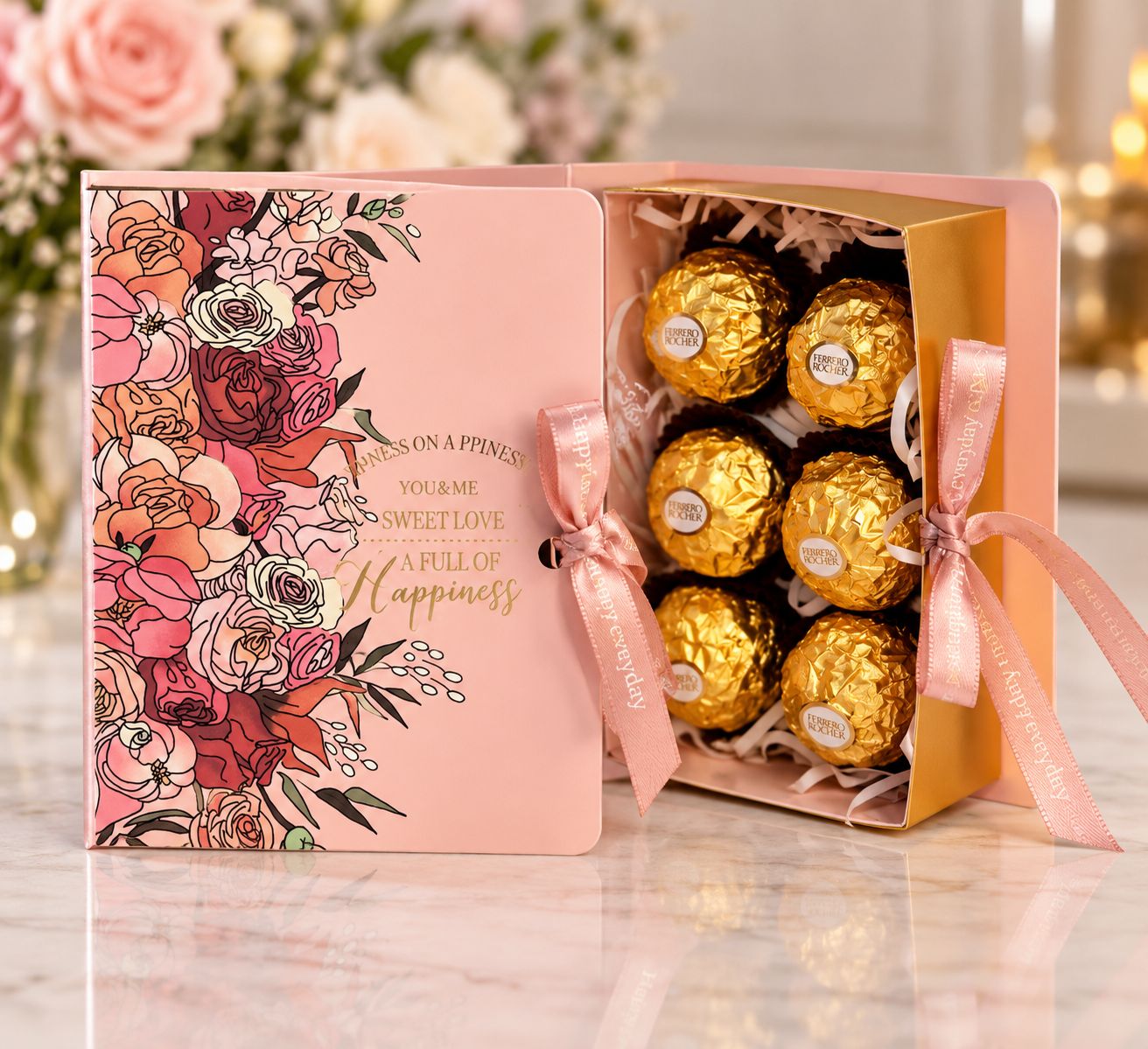 Book of Happiness - Chocolate Gift Box Book of Happiness - Chocolate Gift Box