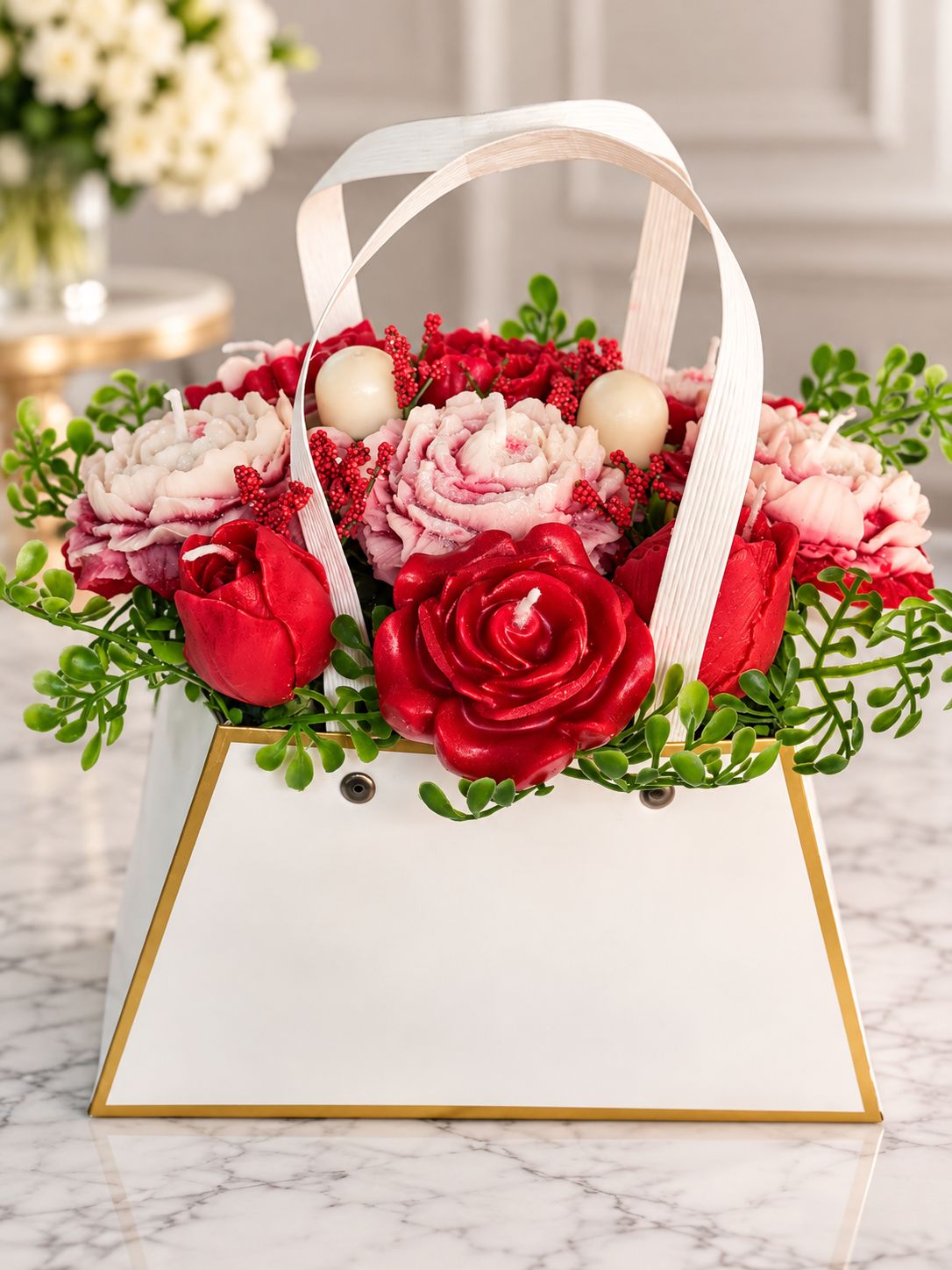 Passion Bloom Scented Candle Bouquet Passion Bloom Scented Candle Bouquet