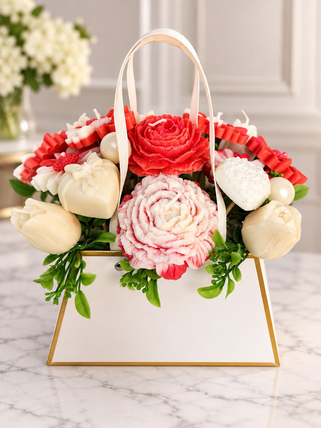 Sweetheart Scented Candle Bouquet Sweetheart Scented Candle Bouquet