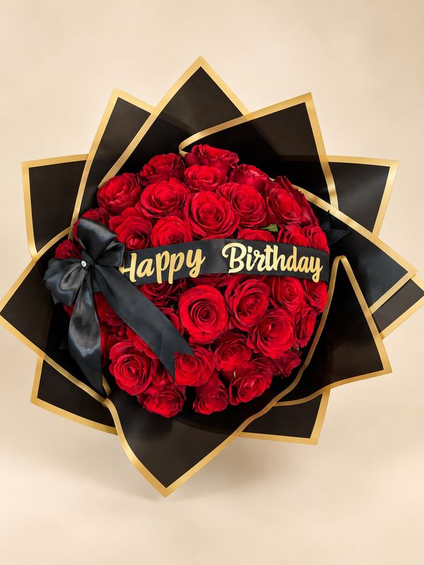 36 Red Roses Happy Birthday 36 Red Roses Happy Birthday