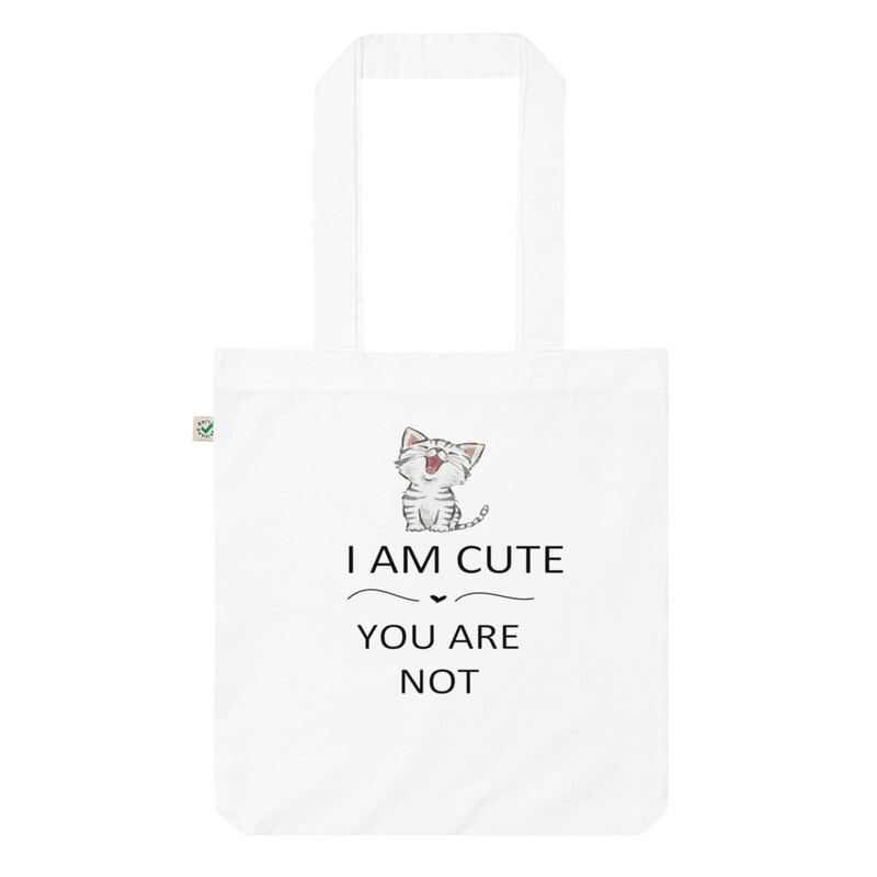 Organic fashion tote bag