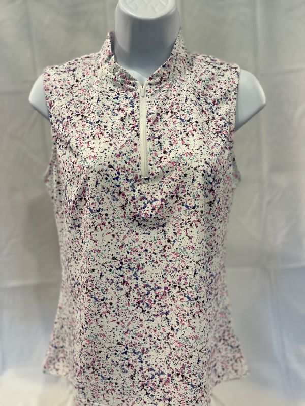 Bad Birdie Sleeveless - Paint Splatter - XL