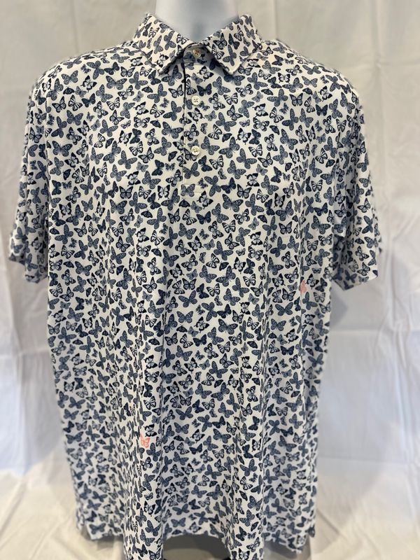 Puma Cloudspun Butterflies Polo Mens Large