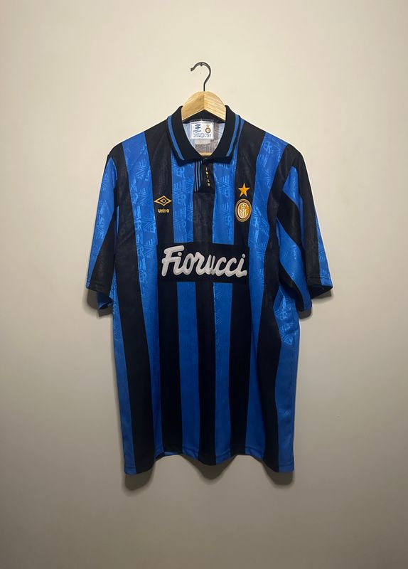 Inter Milan 1991-1994 home football shirt (XL)