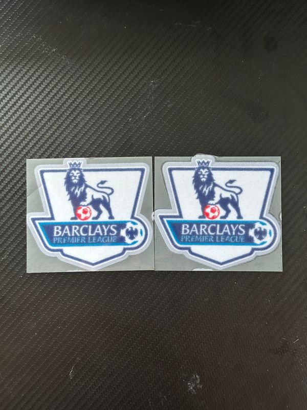 Premier League flock sleeve patch pair 2007-13