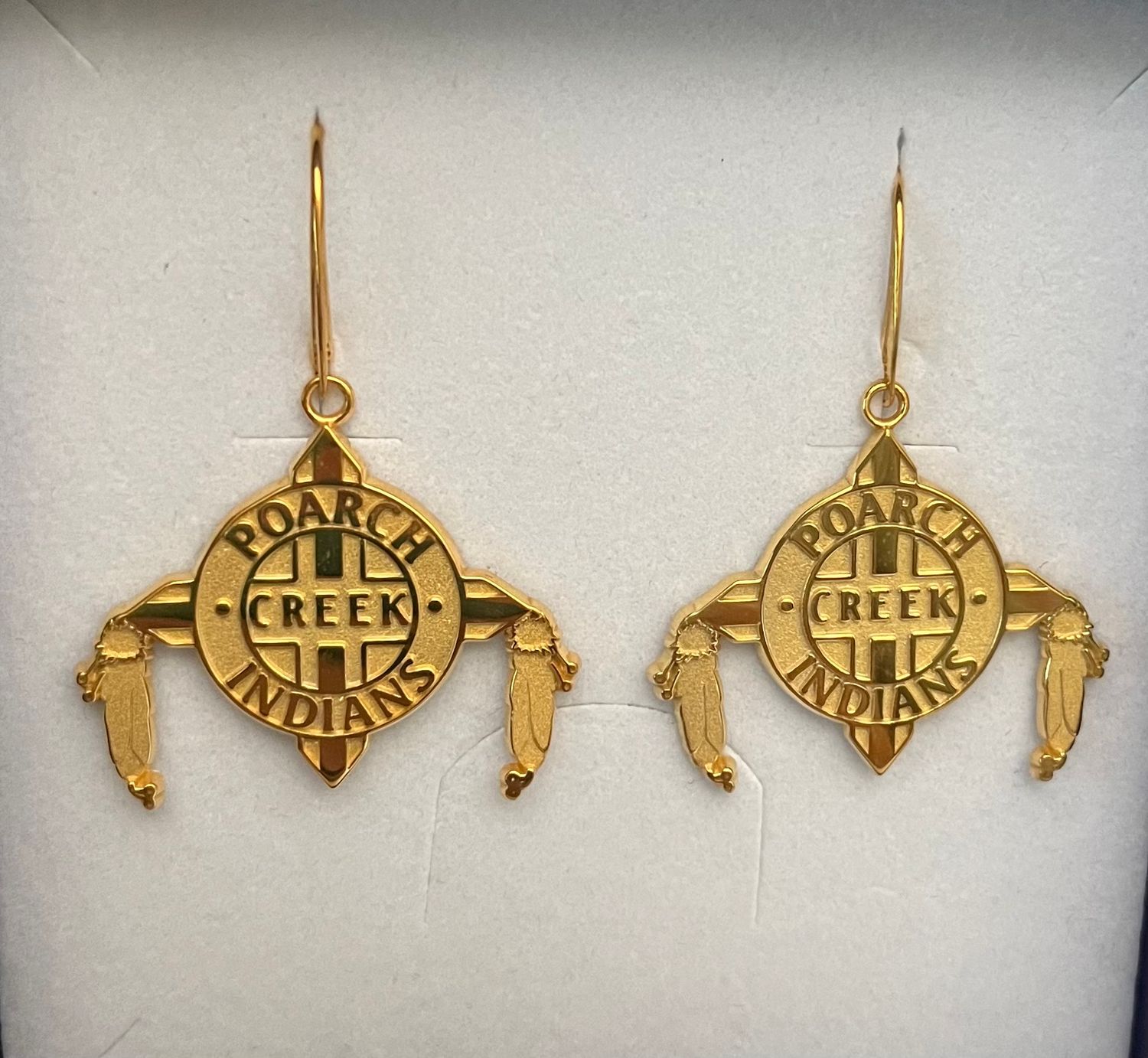 Poarch Creek Logo Earrings