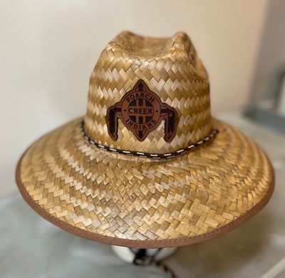 Straw Hat with Logo