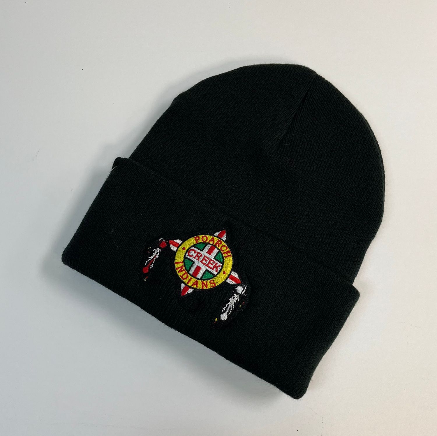 Logo Knit Cap, Color: Black