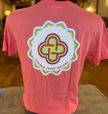 Logo with Back Beaded Design