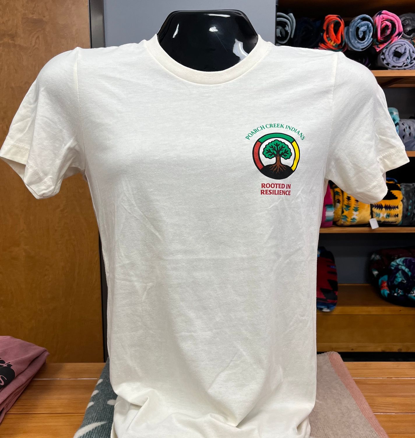 Rooted in Resilience Shirt, Color: Heather Natural, Size: Small, Style: Short Sleeve