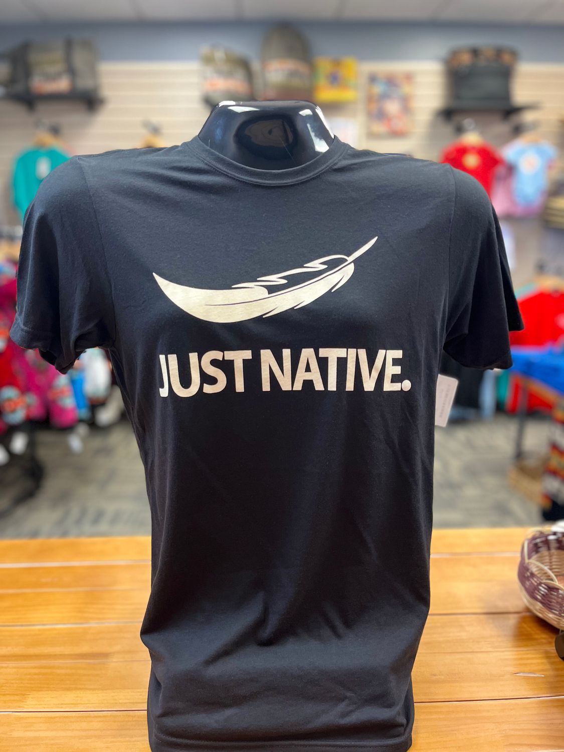Just Native Tee, Color: Black, Size: Small