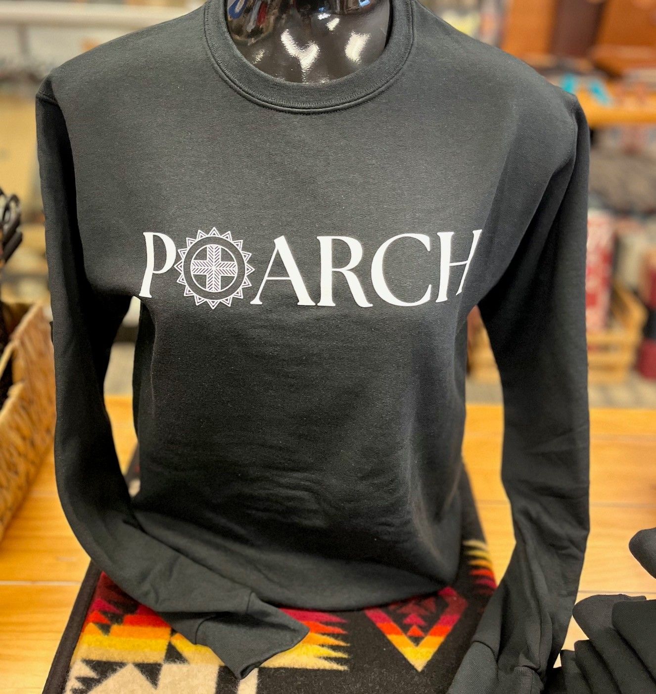 Poarch Sweatshirt with Southeastern Design
