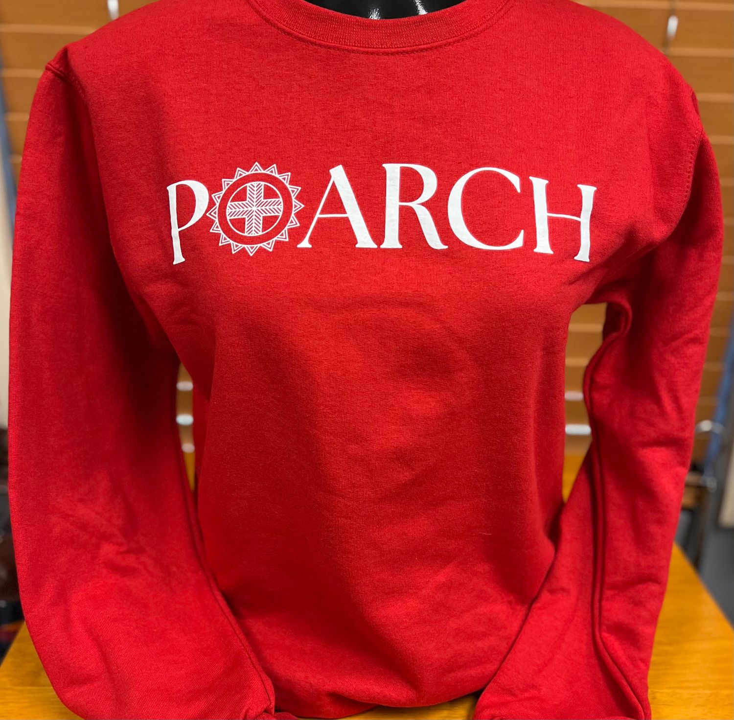 Poarch Sweatshirt with Southeastern Design