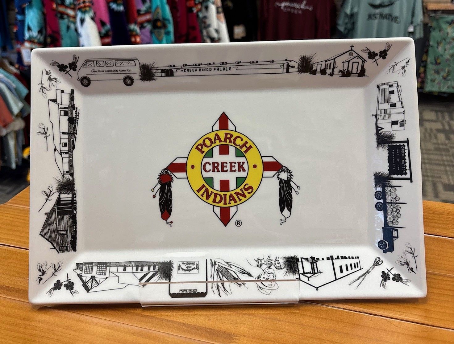 Logo Serving Platter