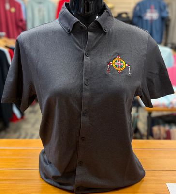 Full Button Polo with Logo
