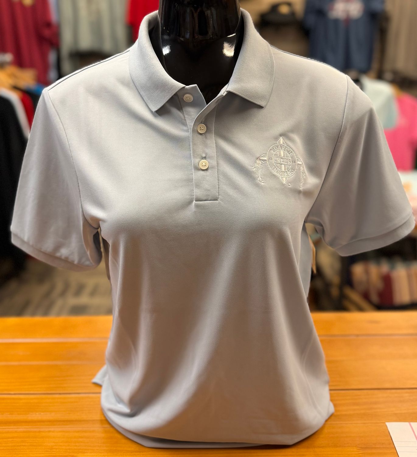 Polo with PCI logo