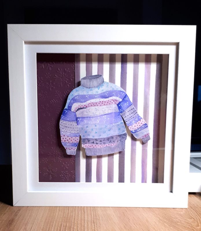 Pulli (3D im Boxrahmen, 23x23)