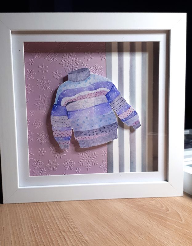 Pulli (3D im Boxrahmen, 23x23)