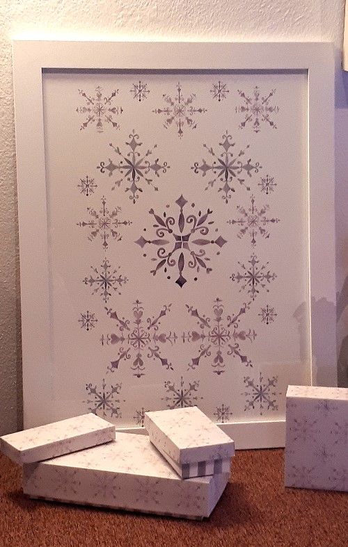 Winter-Flocken (Bild 30x40)