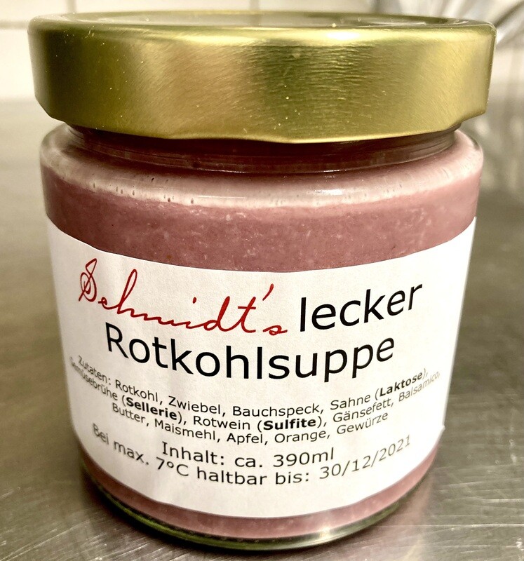 Schmidt's lecker Rotkohlsuppe Schmidt's lecker Rotkohlsuppe