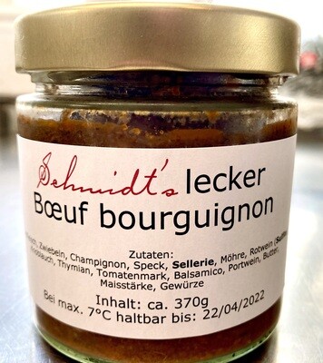 Schmidt's lecker Boeuf bourguignon