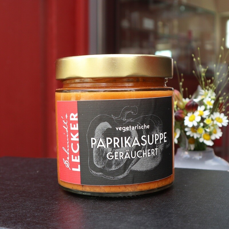 Schmidt's lecker Paprikasuppe - geräuchert und vegetarisch Schmidt's lecker Paprikasuppe - geräuchert und vegetarisch