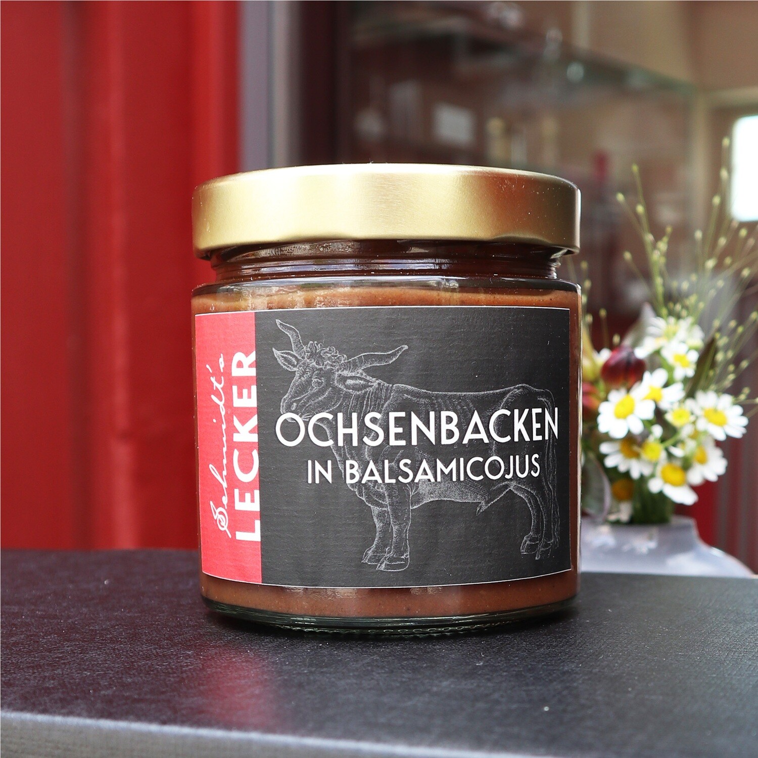 "SONNTAGSBRATEN": Schmidt's lecker Ochsenbacken in Balsamicojus "SONNTAGSBRATEN": Schmidt's lecker Ochsenbacken in Balsamicojus
