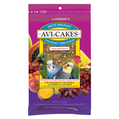 Lafeber® Fruit Delight Avi-Cakes for Small Birds 8 oz
