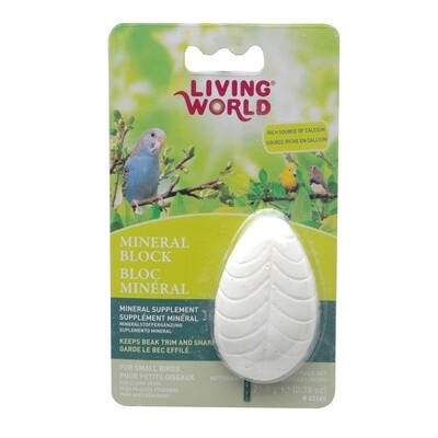 Living World Mineral Block For Parakeets - Small