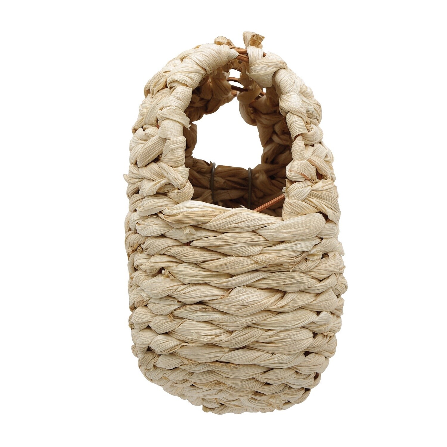 Living World Maize Peel Bird Nest for Finches - Large - 10.5 cm x 13 cm x 15 cm (4.1in x 5.1in x 5.9in in)