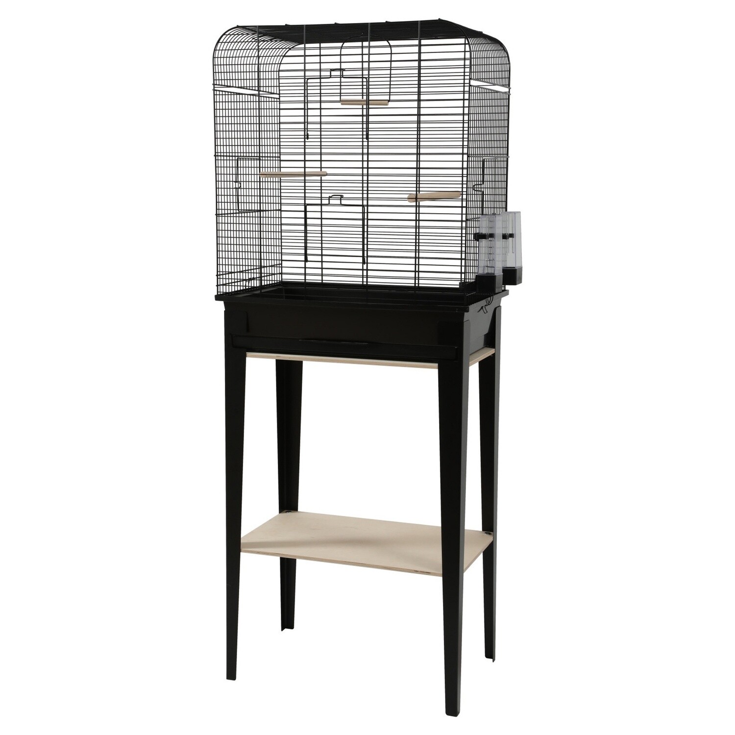 Chic Loft Cage &amp; Stand - Large - Black - 53.5 x 33.5 x 64 cm