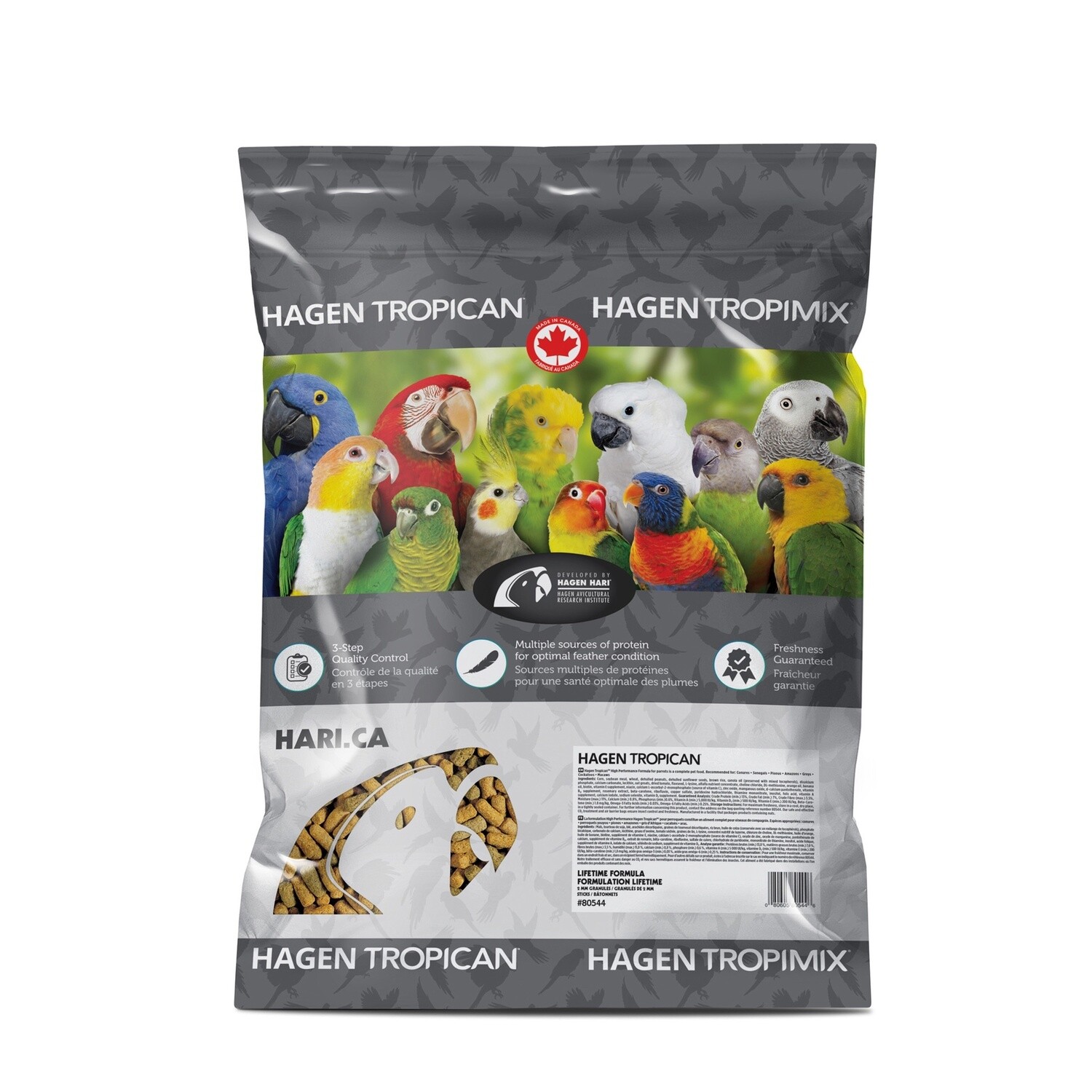 Tropican Lifetime Formula Sticks for Parrots - 9.07 kg (20 lb)