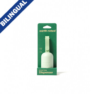 earth rated® Leash Dispenser 2.0 with 15 Unscented Bags