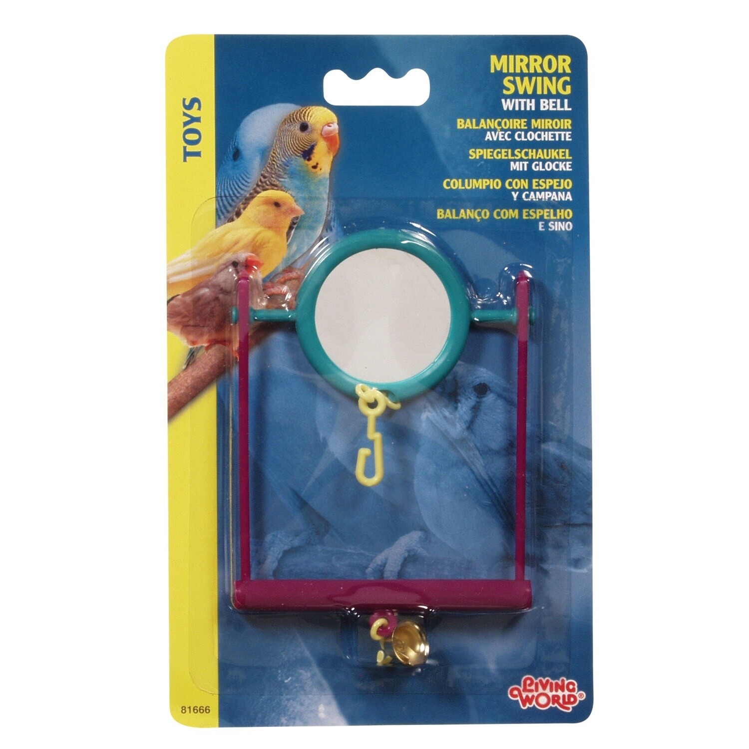 Living World Mirror Swing with Bell