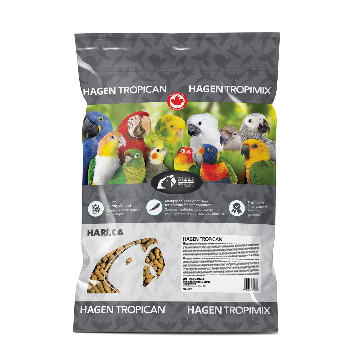 Tropican Lifetime Formula Sticks for Parrots - 3.63 kg (8 lb)