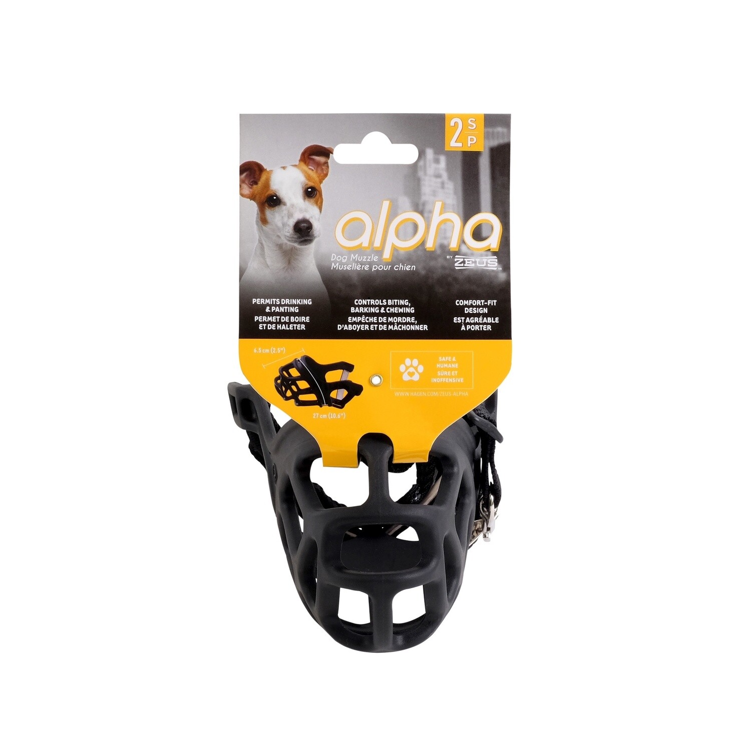 Alpha by Zeus Dog Muzzle - Size 3 - Medium