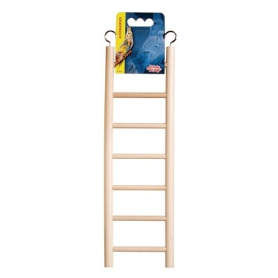 Living World Wooden Bird Ladder - 7 Steps - 30 cm (12in) Long