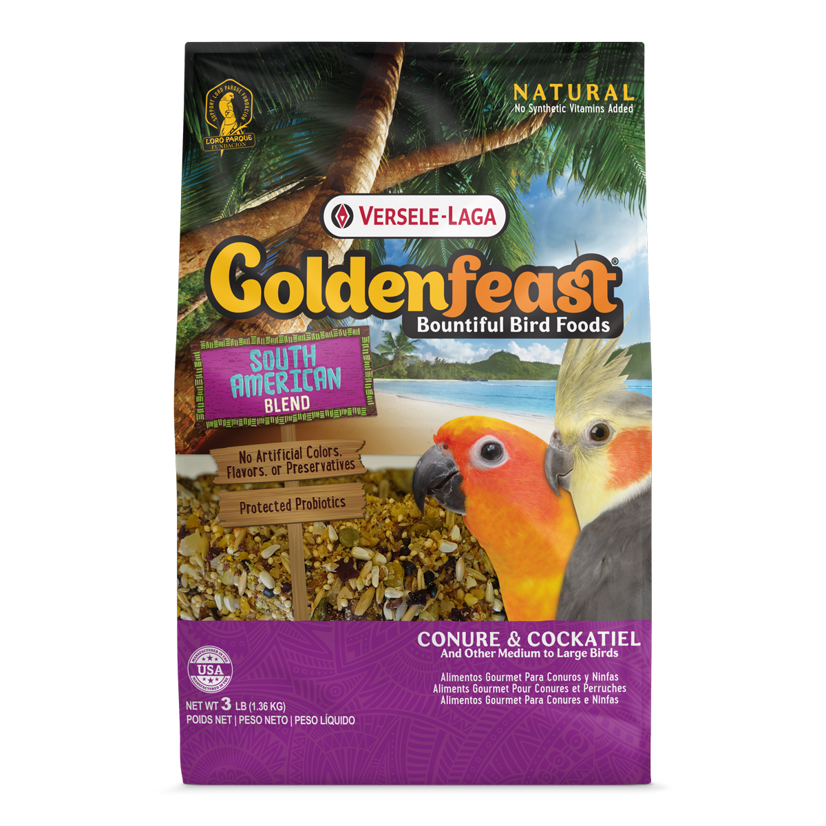 Versele-Laga - Goldenfeast - South American Blend - 3lb (1.36Kg)