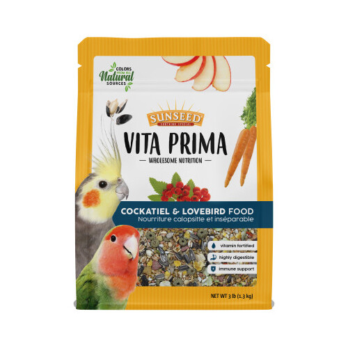 Sunseed - Vita Prima - Cockatiel &amp; Lovebird - 3lb