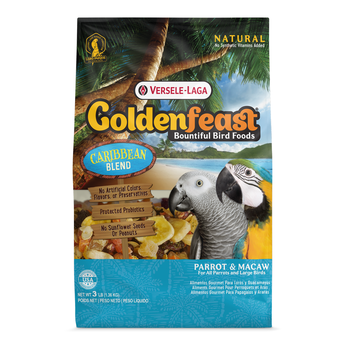 Versele-Laga - Goldenfeast - Caribbean Blend - 3lb (1.36Kg)
