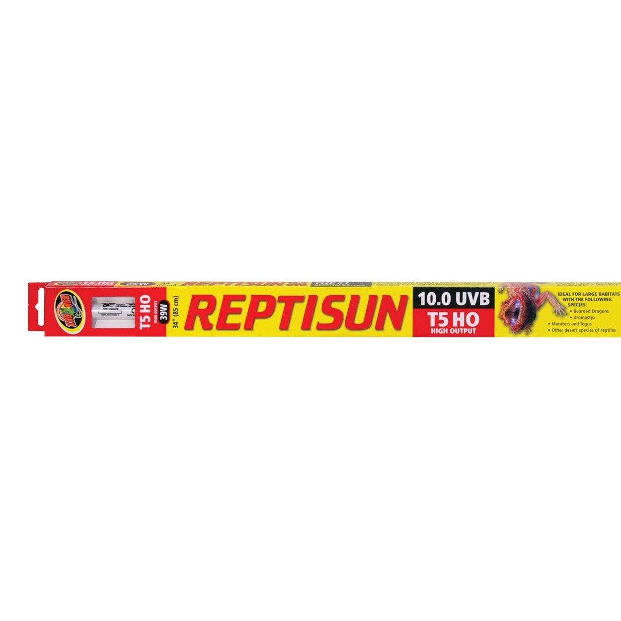 ZooMed - ReptiSun 10.0 T5-HO UVB Fluorescent Lamp - 39 W - 34&quot;