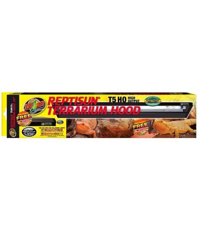 ZooMed - Reptisun T5 Ho Terrarium Hood - 30&quot; - w/5.0