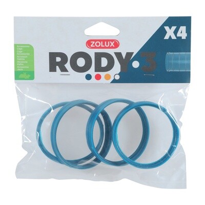 Rody3 Connector Ring - Blue - 4 pack