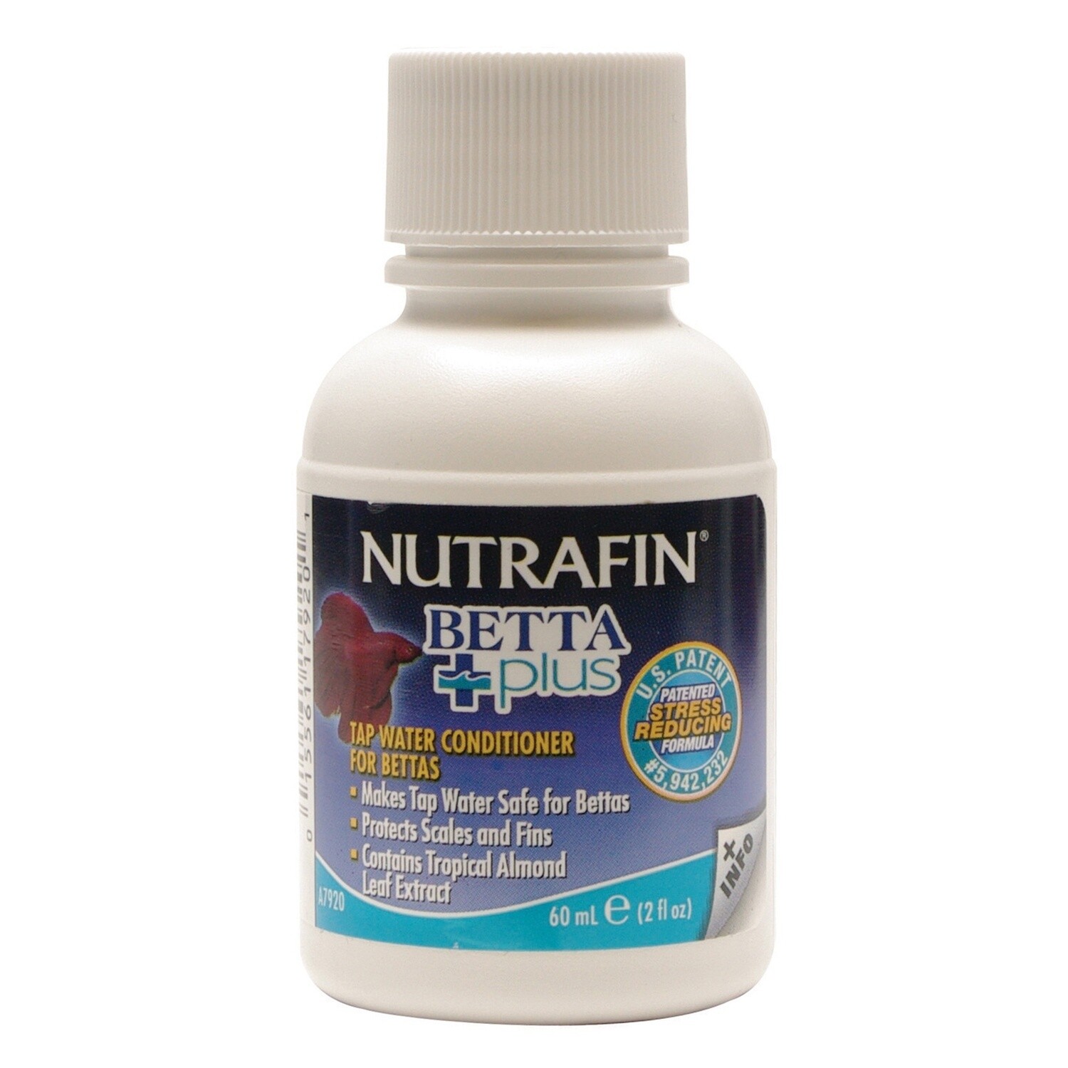 Nutrafin Betta Plus -Tap Water Conditioner for Bettas, 60 mL (2 fl oz)