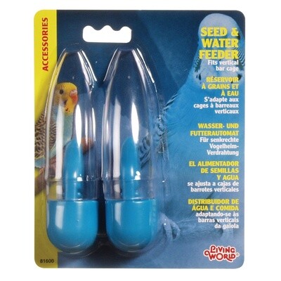 Living World Seed and Water Feeder - 2/pack
