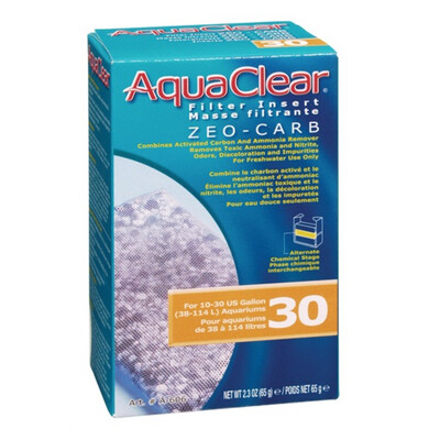 AquaClear 30 Zeo-Carb Filter Insert, 65 g (2.3 oz)